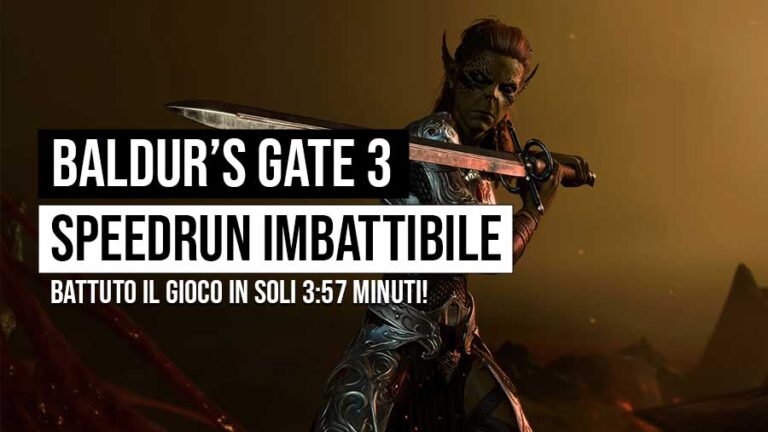 Baldur’s Gate 3 speedrun batte ogni singolo record