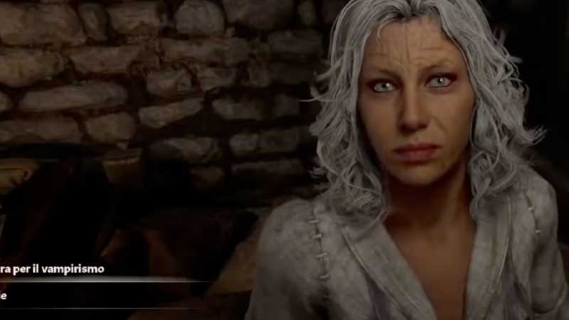 cura del vampirismo oblivion